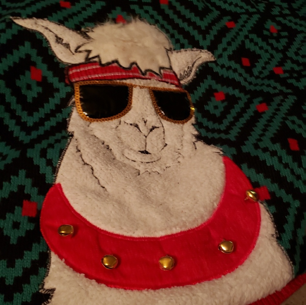 Llama xmas sweater